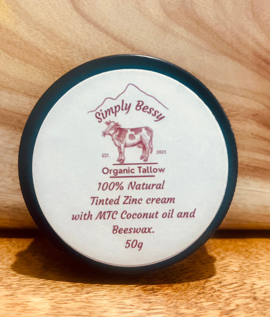 Tallow Tinted Zinc Cream