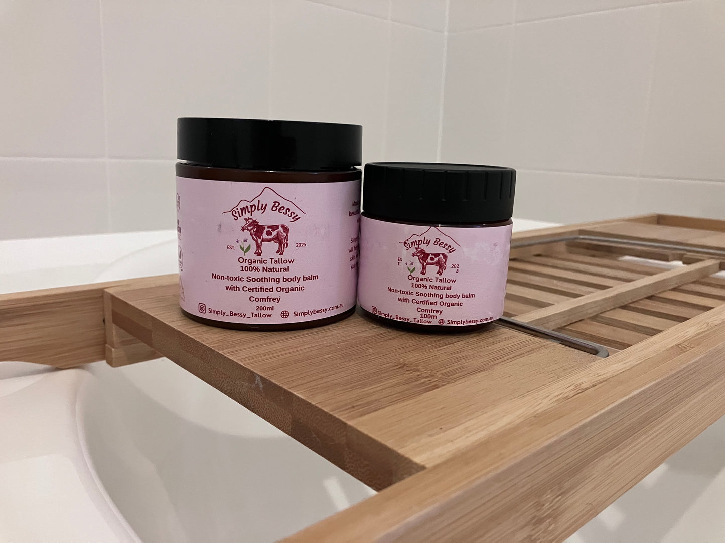 Tallow Soothing body Balm Made with Grass-Fed Organic Tallow