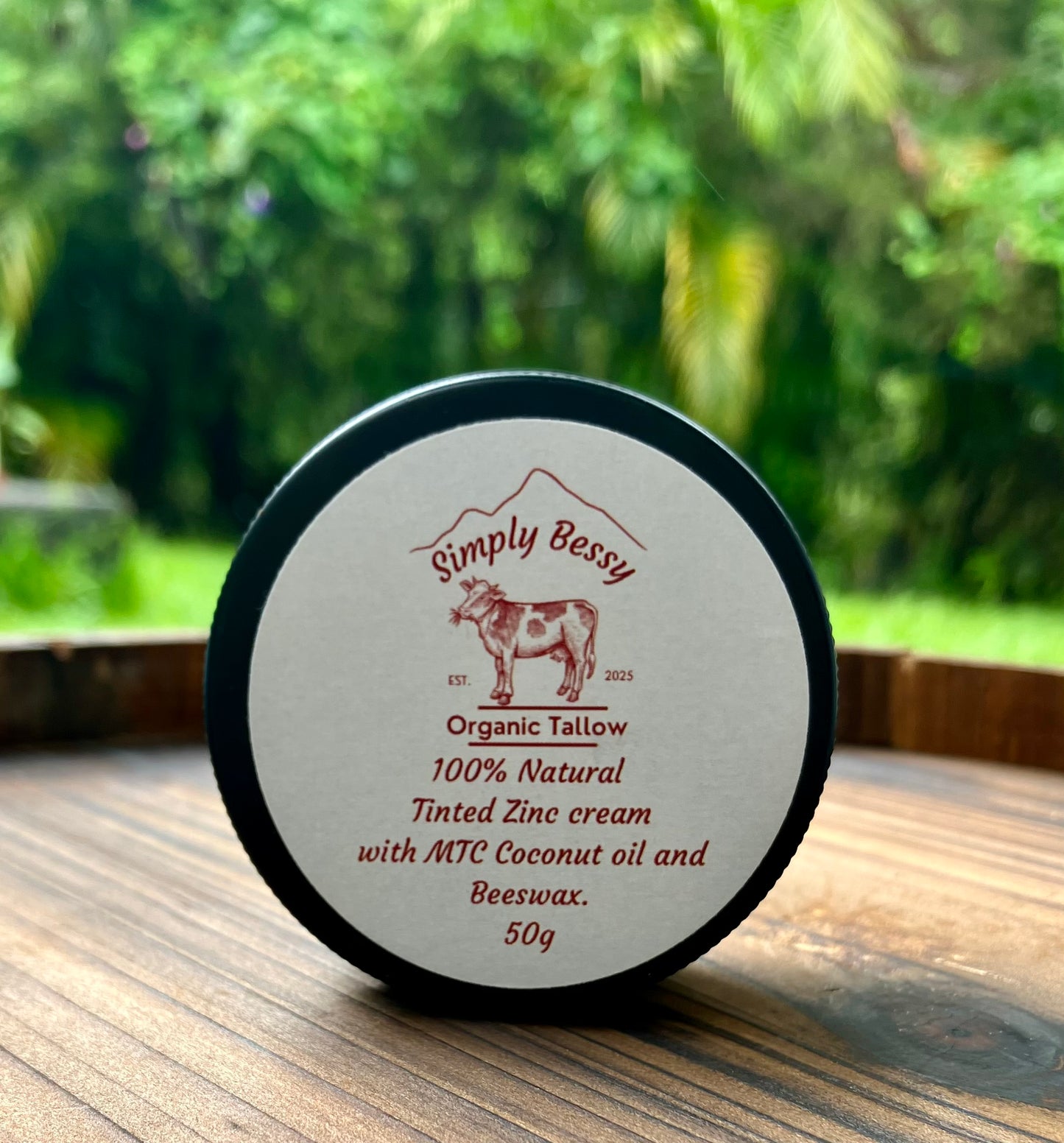 Tallow Tinted Zinc Cream
